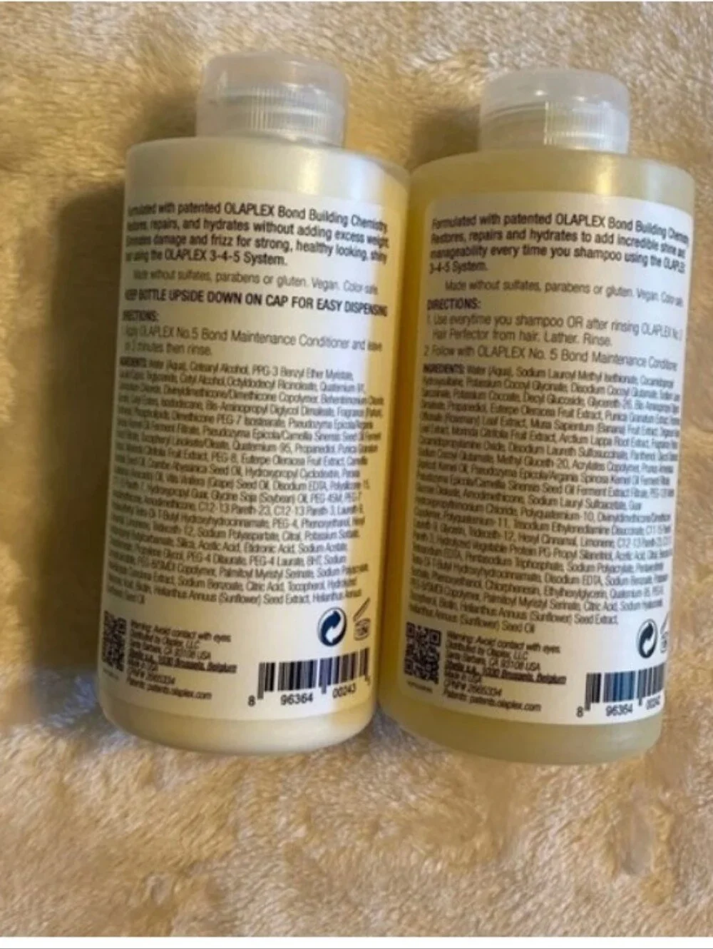 OLAPLEX No.4 Shampoo & No.5 Conditioner Brand New Full Size Bonding Set 8.5 FLOz